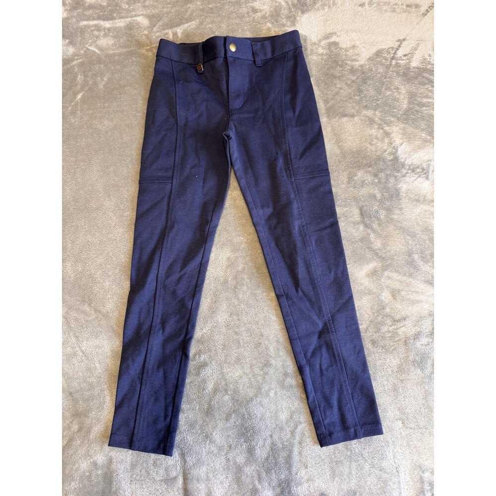 Polo Ralph Lauren Boys Chino Pants 7 Navy Blue Cotton